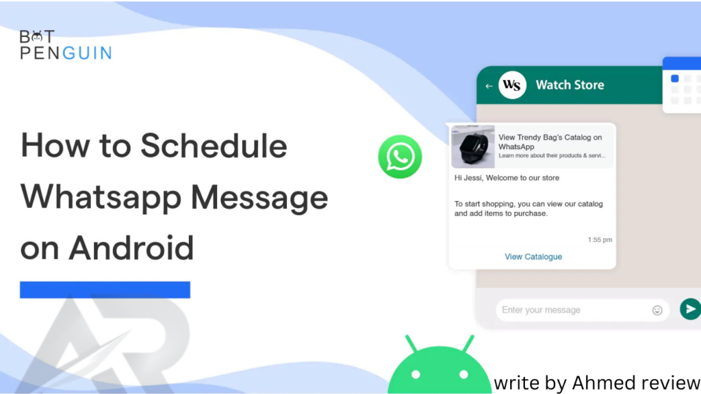 whatsapp schedule messages
